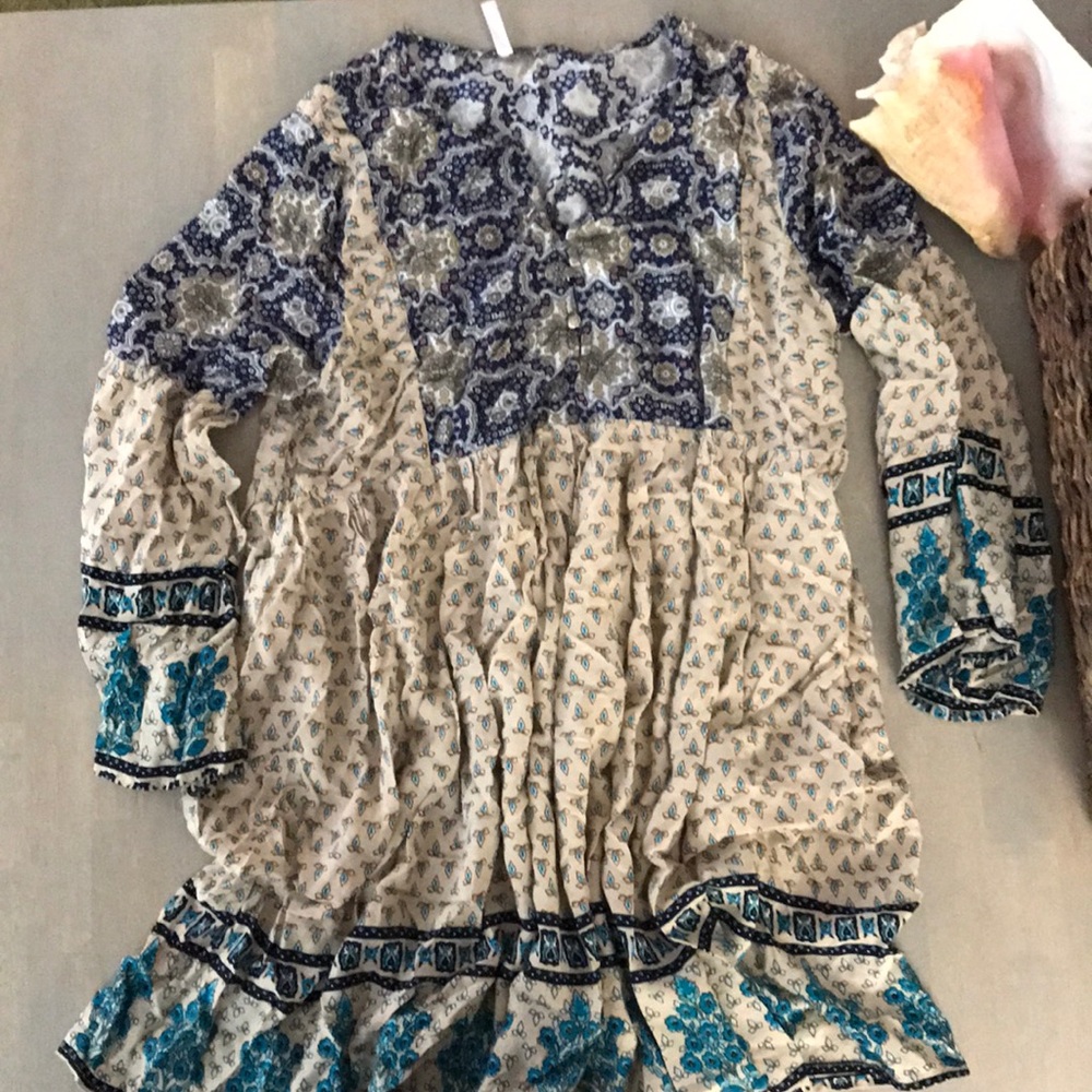 Pink Blush maternity tunic Boho